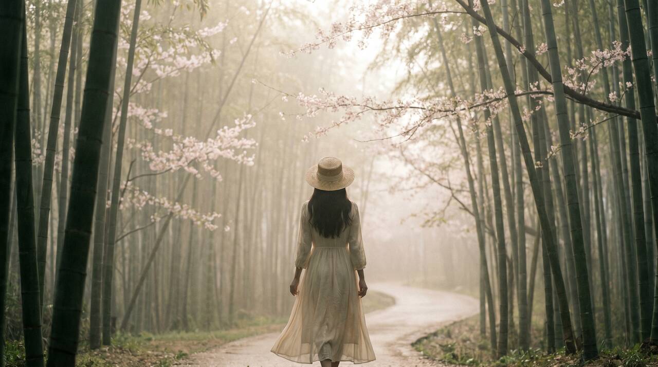 樱花视频 - 竹林樱花慢生活治愈影像 - www.jnanxdj.cn
